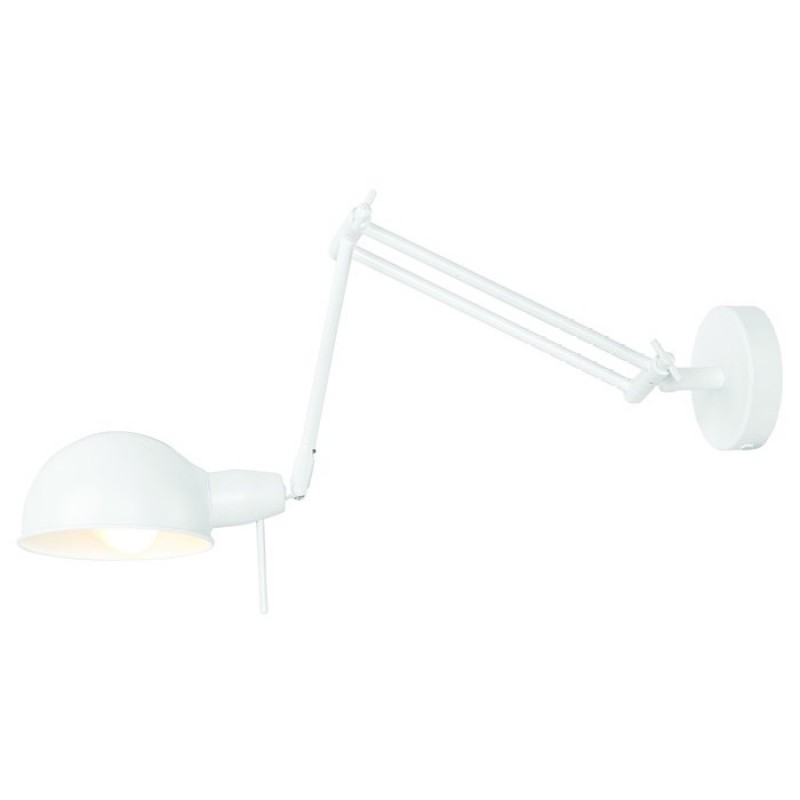 WALL LAMP HELM WHITE METAL   - WALL LAMPS